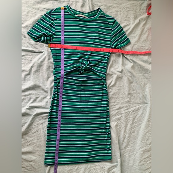 Bluenotes Green Striped Dress - Picture 6 of 6